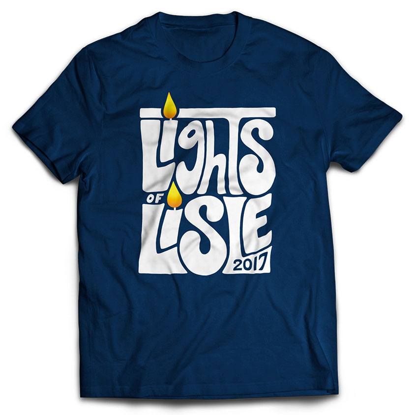 Lights of Lisle t-shirt