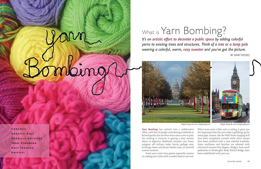 Yarn Bombing Spread 1