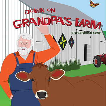 Down on Grandpa's Farm Book Design