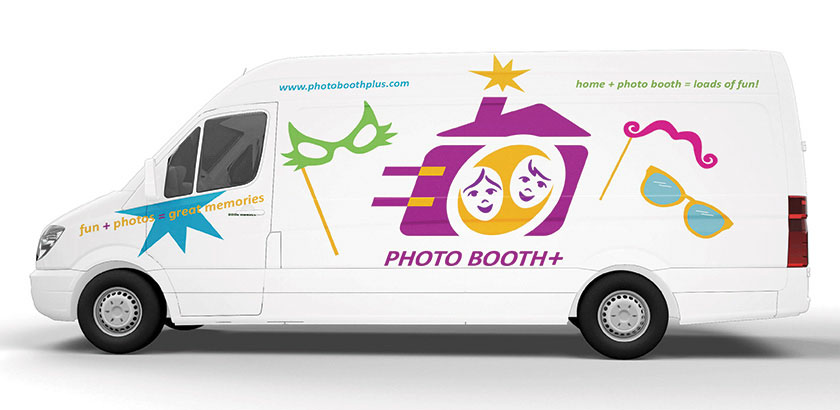 Photo Booth Plus Van Mockup